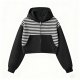Women's Street Fashion Zip Hoodie - Pullover